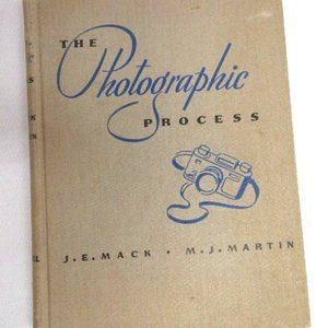 Vintage Photography Book The Photographic Process School Textbook Retro Camera